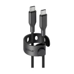 Empower by PanzerGlass USB 2.0 Cable USB-C male - USB-C 60W Μαύρο 1.2m EM92155
