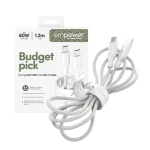Empower by PanzerGlass USB 2.0 Cable USB-C male - USB-C 60W Λευκό 1.2m EM52178 - Image 4