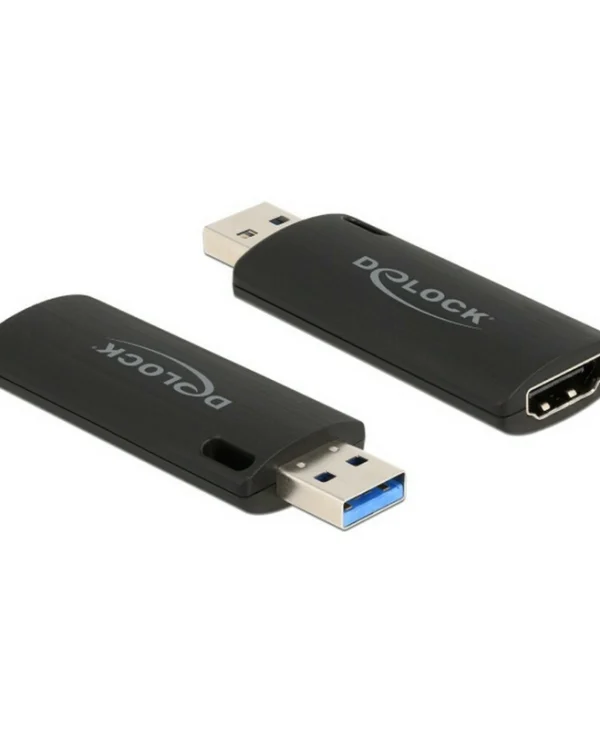 DeLock Μετατροπέας USB-A male σε HDMI female 1τμχ 88307