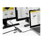 DeLock USB-C Docking Station με HDMI 4K Γκρι (87780) - Image 2