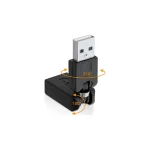 DeLock Μετατροπέας USB-A male σε USB-A female 1τμχ 65260