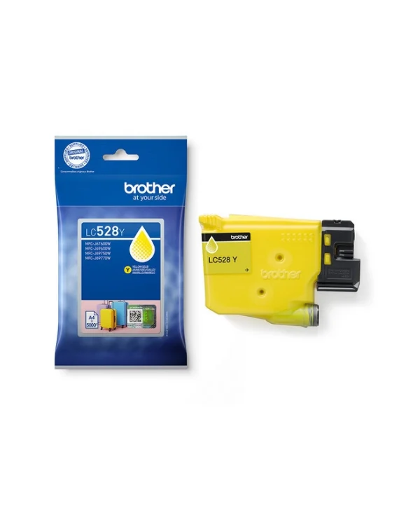 Brother LC528Y Γνήσιο Μελάνι Εκτυπωτή InkJet Κίτρινο (LC-528Y)