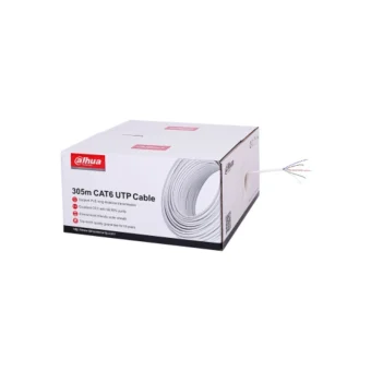 Dahua U/UTP Cat.6 Καλώδιο Δικτύου Ethernet χωρίς ακροδέκτες 305m Λευκό PFM923I-6FN-CD-WHITE