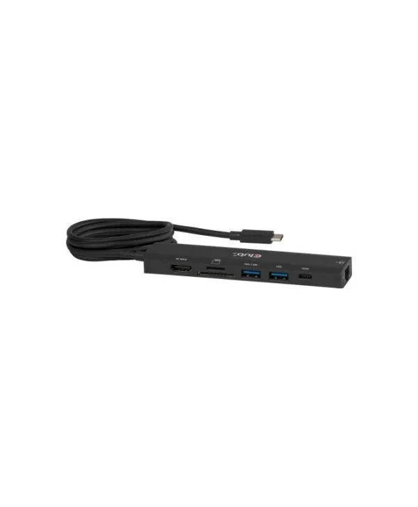 Club3D USB-C Docking Station με HDMI 4K PD Ethernet Μαύρο (CSV-2555)