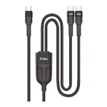 TTEC USB to Type-C Cable Μαύρο 1.5m 2DK55S