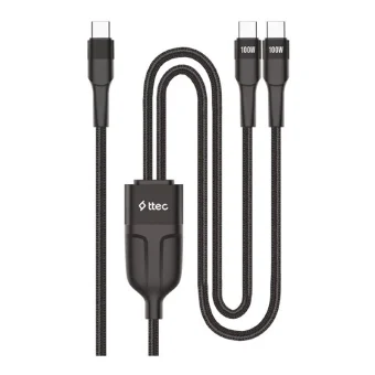 TTEC USB to Type-C Cable Μαύρο 1.5m 2DK55S