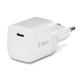 TTEC Φορτιστής Χωρίς Καλώδιο GaN με Θύρα USB-C 30W Power Delivery Λευκός (SmartCharger) 2SCG30B