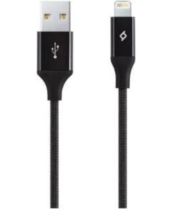 TTEC Magnetic / Braided USB 2.0 Cable USB-C male - USB-C 60W Μαύρο 1m 2DK61S