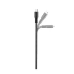 TTEC Magnetic / Braided USB 2.0 Cable USB-C male - USB-C 60W Μαύρο 1m 2DK61S - Image 3
