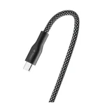TTEC Magnetic / Braided USB 2.0 Cable USB-C male - USB-C 60W Μαύρο 1m 2DK61S - Image 4