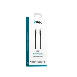 TTEC USB 2.0 Cable USB-C male - USB-C 60W Μαύρο 1.2m 2DK58S - Image 5