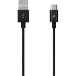 TTEC Braided USB 2.0 Cable USB-C male - USB-A male Μαύρο 1.2m (2DK18S)