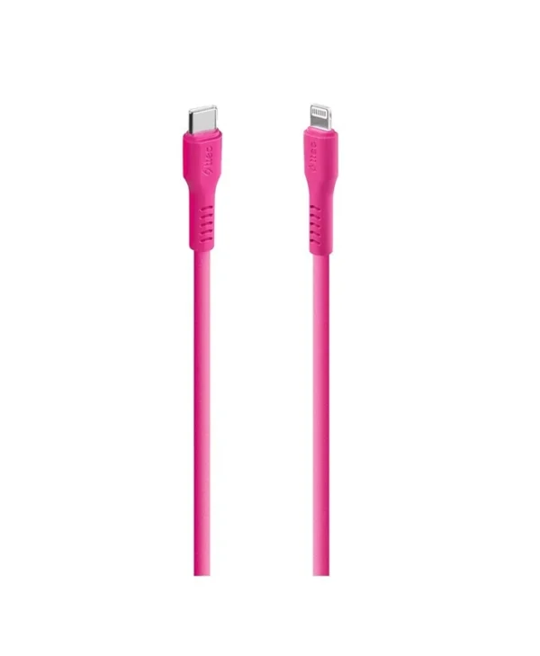 TTEC USB-C to Lightning Cable 60W Ροζ 1.2m 2DK60NP