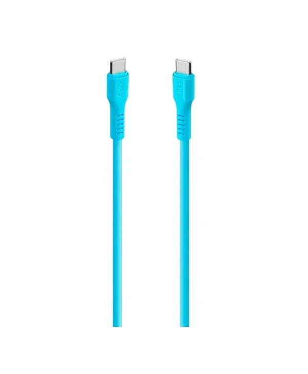 TTEC USB 2.0 Cable USB-C male - USB-C 60W Μπλε 1.2m 2DK59NM