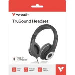 Verbatim TruSound On Ear Multimedia Ακουστικά με μικρόφωνο και σύνδεση USB-C 30198 - Image 9