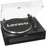 Lenco LS-430BK LS-430BK Πικάπ με Belt Drive, Προενίσχυση και Ενσωματωμένα Ηχεία Μαύρο