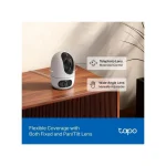 TP-LINK TAPO C245D IP Κάμερα Παρακολούθησης Wi-Fi 3+3MP με Αμφίδρομη Επικοινωνία - Image 10