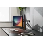 Digitus Βάση Γραφείου για 2 Οθόνες έως 35" με Βραχίονα Λευκή (DA-90472) - Image 2
