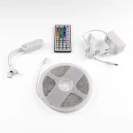 Avide Αδιάβροχη Ταινία LED 12V RGB Φως 5m με Τροφοδοτικό & Τηλεχειριστήριο ALSB5050RGBTUYA44-5M - Image 3