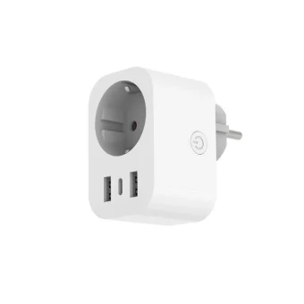 Entac Μονόπριζο με 2 USB-A και USB-C ES-SSAUSB-WIBLE