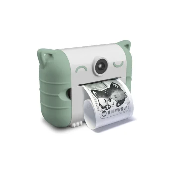 Kidywolf Compact Φωτογραφική Μηχανή Θερμικής Εκτύπωσης Πράσινη 418122