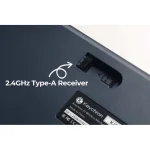 Keychron J5 QMK KJ5-H1Z Ασύρματο Gaming Μηχανικό Πληκτρολόγιο με Keychron Super Red διακόπτες και RGB φωτισμό (Αγγλικό US) Dark Blue - Image 2