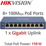 Hikvision DS-3E1309P-EI(B) Managed L2 PoE+ Switch με 8 Θύρες Ethernet 301803154 - Image 2