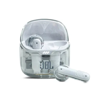 JBL Tune Flex In-ear Bluetooth Handsfree Ακουστικά με Θήκη Φόρτισης Ghost White JBLTFLEXGWHT