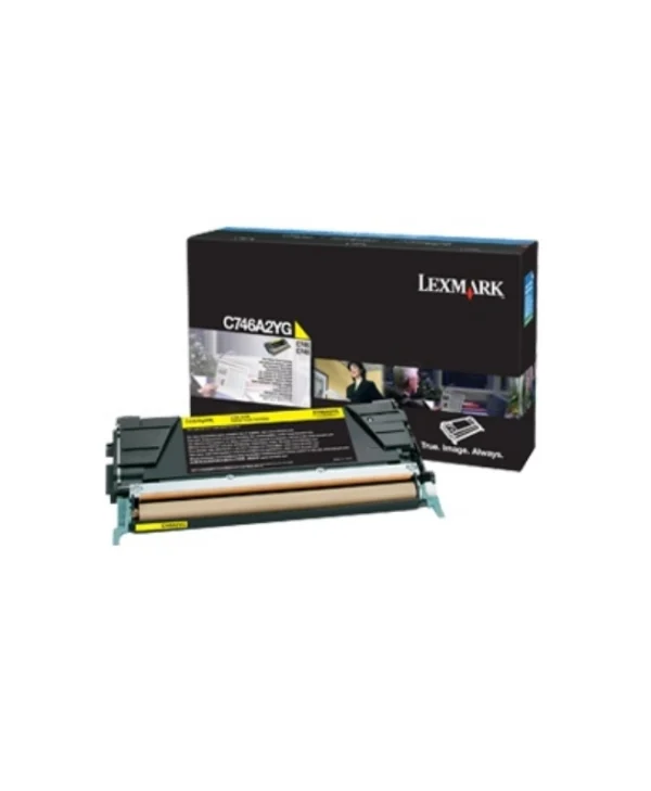 Lexmark C746A3YG Γνήσιο Toner Laser Εκτυπωτή Κίτρινο C746A3YG