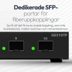 NetGear GS310TP-200EUS Managed L2 PoE+ Switch με 8 Θύρες Gigabit (1Gbps) Ethernet - Image 4
