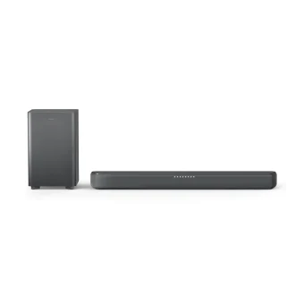 Philips Soundbar 2.1 Bluetooth και HDMI 120W με Ασύρματο Subwoofer και Τηλεχειριστήριο Γκρι TAB5309/10