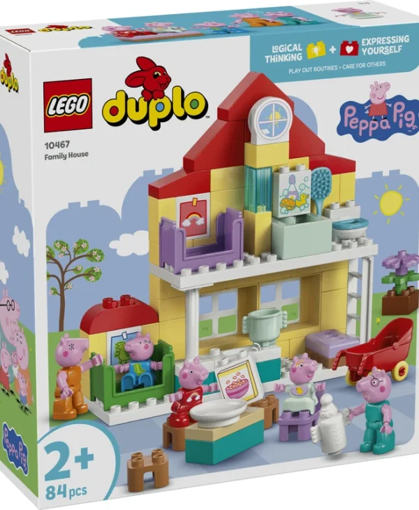 LEGO Duplo Peppa Pig - Family House για 2+ Ετών 84τμχ 10467