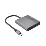 Cablexpert USB-C Docking Station με HDMI 4K PD και σύνδεση 2 Οθονών Μαύρο (A-CM-HDMIFDPF-01) - Image 2