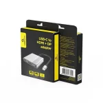 Cablexpert USB-C Docking Station με HDMI 4K PD και σύνδεση 2 Οθονών Μαύρο (A-CM-HDMIFDPF-01) - Image 6