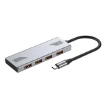 Gembird USB 3.2 Hub 4 Θυρών με σύνδεση USB-C / USB-A Ασημί UHB-CM-U310-A4-01 - Image 2