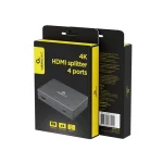 Cablexpert 4h Hdmi Splitter 4 Ports Black Dsp-hdmi4k-4p-01 DSP-HDMI4K-4P-01 - Image 3