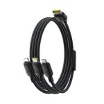 Baseus Rapid Series 3-in-1 USB to Cable 5A Μαύρο 1.5m P10377705123-00 - Image 2