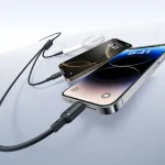 Baseus Rapid Series 3-in-1 USB to Cable 5A Μαύρο 1.5m P10377705123-00 - Image 3