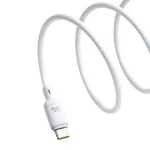 Baseus Silky Series USB 2.0 Cable USB-C male - USB-C 100W Λευκό 2m P10377704213-01 - Image 4