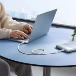 Baseus Silky Series USB 2.0 Cable USB-C male - USB-C 100W Λευκό 2m P10377704213-01 - Image 6