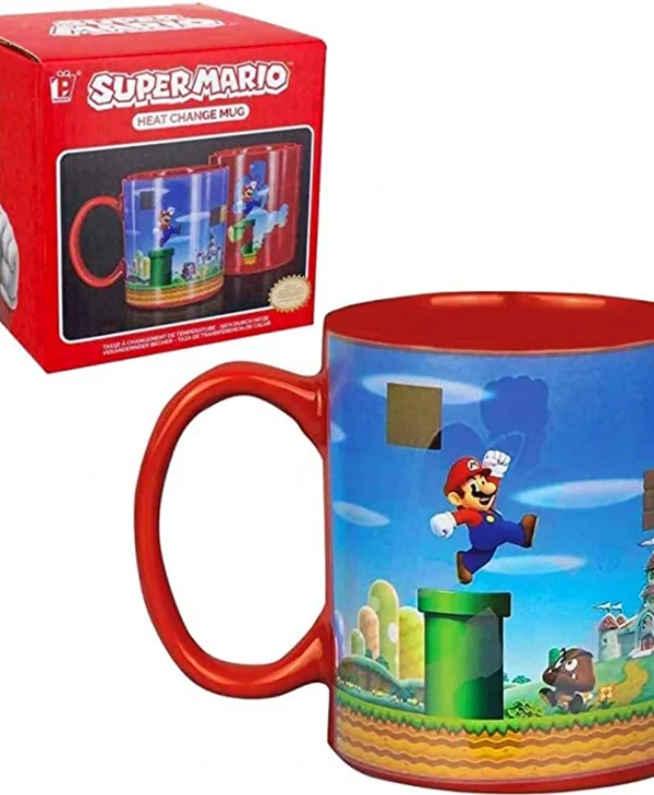 Paladone Nintendo Super Mario Heat Change Κούπα Κεραμική Κόκκινη 320ml PP3432NN