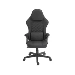 Deltaco DC130 Υφασμάτινη Καρέκλα Gaming Μαύρη GAM-180