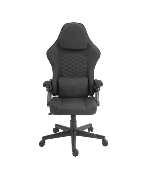 Deltaco DC130 Υφασμάτινη Καρέκλα Gaming Μαύρη GAM-180