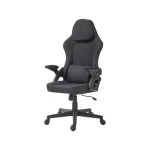 Deltaco DC130 Υφασμάτινη Καρέκλα Gaming Μαύρη GAM-180 - Image 2