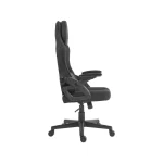 Deltaco DC130 Υφασμάτινη Καρέκλα Gaming Μαύρη GAM-180 - Image 3