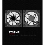 Xilence XF078 Case Fan 120mm με ARGB Φωτισμό και Σύνδεση 3-Pin / 4-Pin PWM - Image 9