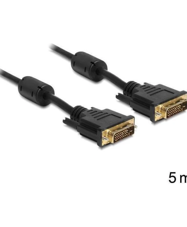 DeLock Cable DVI-D male - DVI-D male 5m (83192)