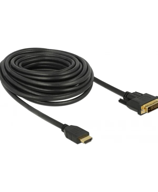 DeLock Cable DVI-D male - HDMI male 10m (85657)