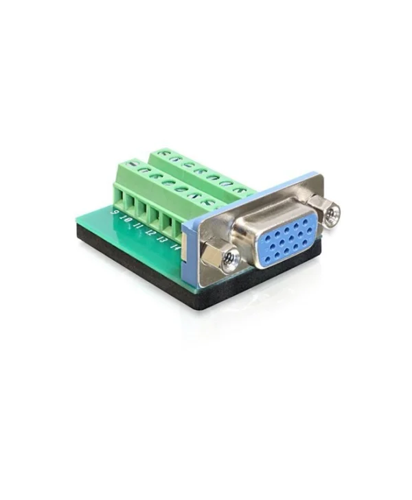 Delock Adapter Vga Female To Terminal Block 16pin 65170
