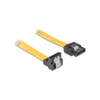 DeLock 7-Pin SATA II - 7-Pin SATA II Angle (90°) Cable 0.1m Κίτρινο (82469)